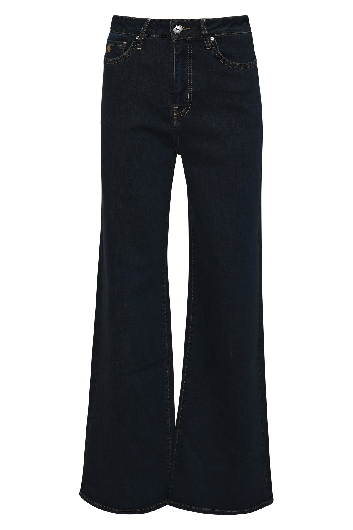 francis wide leg jeans olive indigo 