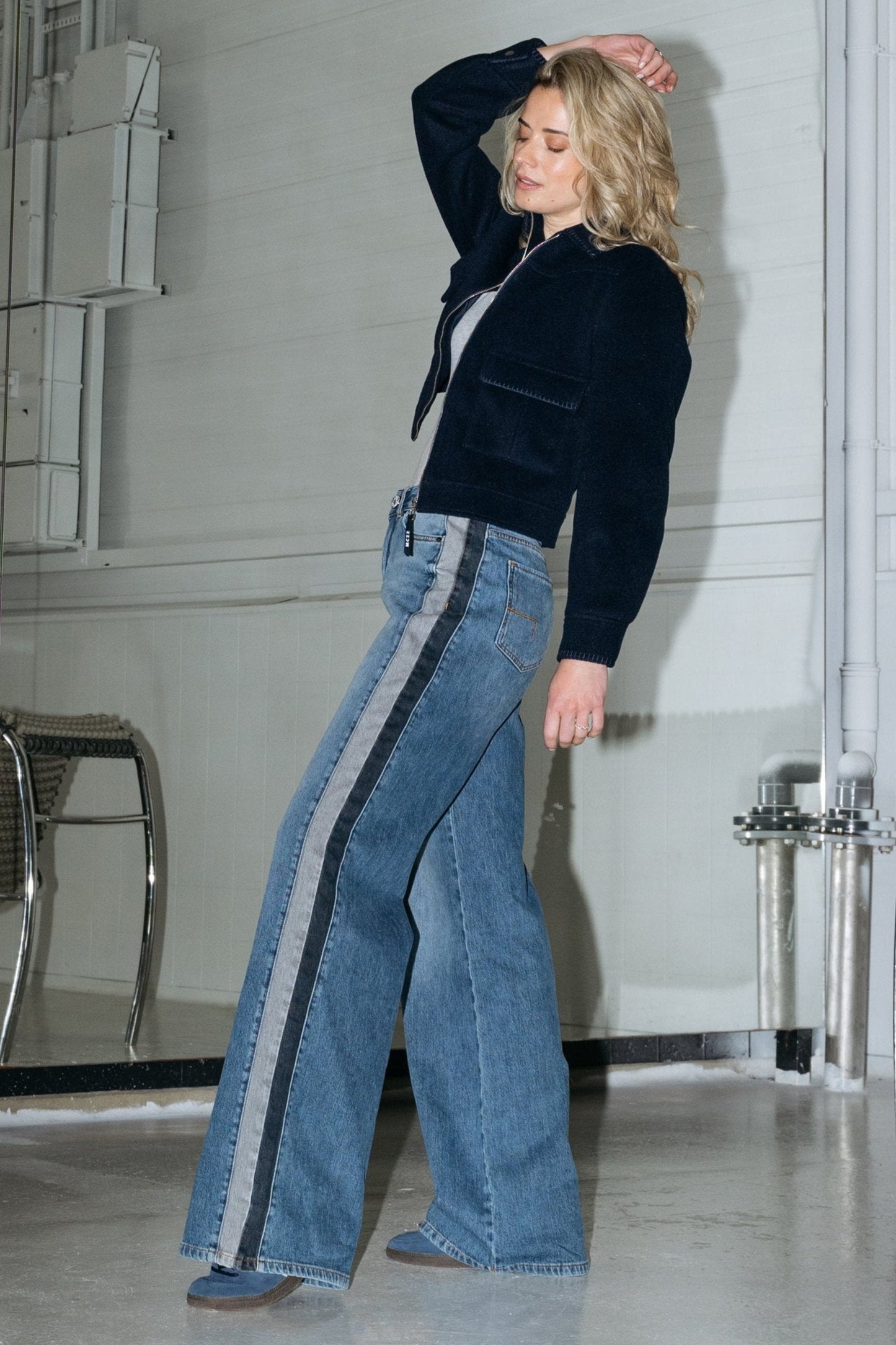 COOPER - Mid Blue Stripe